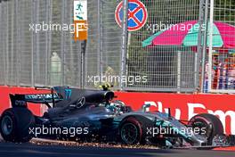 Valtteri Bottas (FIN) Mercedes AMG F1  25.06.2017. Formula 1 World Championship, Rd 8, Azerbaijan Grand Prix, Baku Street Circuit, Azerbaijan, Race Day.