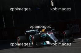 Lewis Hamilton (GBR) Mercedes AMG F1 W08. 24.06.2017. Formula 1 World Championship, Rd 8, Azerbaijan Grand Prix, Baku Street Circuit, Azerbaijan, Qualifying Day.