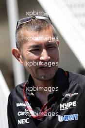 Akio Haga (JPN) Sahara Force India F1 Team Chief Designer. 24.06.2017. Formula 1 World Championship, Rd 8, Azerbaijan Grand Prix, Baku Street Circuit, Azerbaijan, Qualifying Day.