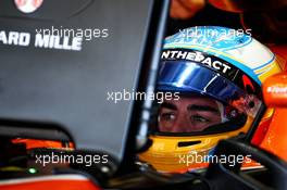 Fernando Alonso (ESP) McLaren MCL32. 24.06.2017. Formula 1 World Championship, Rd 8, Azerbaijan Grand Prix, Baku Street Circuit, Azerbaijan, Qualifying Day.
