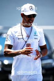 Lewis Hamilton (GBR) Mercedes AMG F1. 24.06.2017. Formula 1 World Championship, Rd 8, Azerbaijan Grand Prix, Baku Street Circuit, Azerbaijan, Qualifying Day.