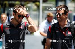 Romain Grosjean (FRA) Haas F1 Team. 25.06.2017. Formula 1 World Championship, Rd 8, Azerbaijan Grand Prix, Baku Street Circuit, Azerbaijan, Race Day.