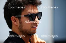 Sergio Perez (MEX) Sahara Force India F1. 25.06.2017. Formula 1 World Championship, Rd 8, Azerbaijan Grand Prix, Baku Street Circuit, Azerbaijan, Race Day.