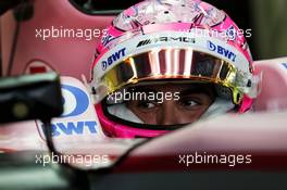 Esteban Ocon (FRA) Sahara Force India F1 VJM10. 22.06.2017. Formula 1 World Championship, Rd 8, Azerbaijan Grand Prix, Baku Street Circuit, Azerbaijan, Preparation Day.