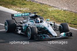 Valtteri Bottas (FIN) Mercedes AMG F1 W08. 27.02.2017. Formula One Testing, Day One, Barcelona, Spain. Monday.