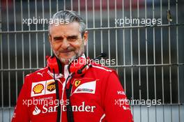 Maurizio Arrivabene (ITA) Ferrari Team Principal. 27.02.2017. Formula One Testing, Day One, Barcelona, Spain. Monday.