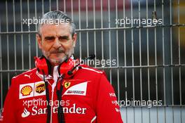 Maurizio Arrivabene (ITA) Ferrari Team Principal. 27.02.2017. Formula One Testing, Day One, Barcelona, Spain. Monday.