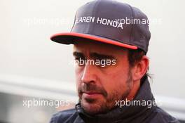 Fernando Alonso (ESP) McLaren. 27.02.2017. Formula One Testing, Day One, Barcelona, Spain. Monday.