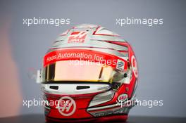 The helmet of Kevin Magnussen (DEN) Haas F1 Team. 27.02.2017. Formula One Testing, Day One, Barcelona, Spain. Monday.