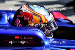 Carlos Sainz Jr (ESP) Scuderia Toro Rosso STR12. 27.02.2017. Formula One Testing, Day One, Barcelona, Spain. Monday.