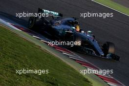 Lewis Hamilton (GBR) Mercedes AMG F1   27.02.2017. Formula One Testing, Day One, Barcelona, Spain. Monday.