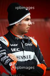 Sergio Perez (MEX) Sahara Force India F1. 27.02.2017. Formula One Testing, Day One, Barcelona, Spain. Monday.
