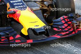 Red Bull Racing RB13 front wing and nosecone detail. 27.02.2017. Formula One Testing, Day One, Barcelona, Spain. Monday.