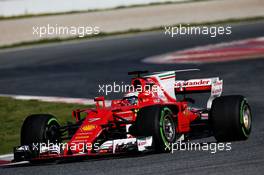 Kimi Raikkonen (FIN) Ferrari SF70H. 02.03.2017. Formula One Testing, Day Four, Barcelona, Spain. Thursday.