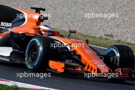 Stoffel Vandoorne (BEL) McLaren F1  02.03.2017. Formula One Testing, Day Four, Barcelona, Spain. Thursday.