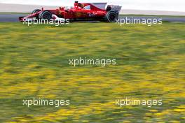 Sebastian Vettel (GER) Ferrari SF70H. 01.03.2017. Formula One Testing, Day Three, Barcelona, Spain. Wednesday.