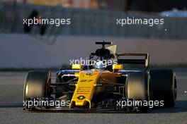 Nico Hulkenberg (GER) Renault Sport F1 Team  01.03.2017. Formula One Testing, Day Three, Barcelona, Spain. Wednesday.