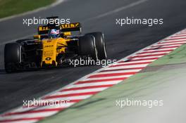 Jolyon Palmer (GBR) Renault Sport F1 Team RS17. 01.03.2017. Formula One Testing, Day Three, Barcelona, Spain. Wednesday.