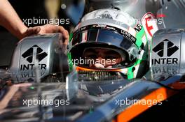 Alfonso Celis Jr (MEX) Sahara Force India F1 VJM10 Development Driver. 01.03.2017. Formula One Testing, Day Three, Barcelona, Spain. Wednesday.