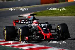 Romain Grosjean (FRA) Haas F1 Team VF-17. 09.03.2017. Formula One Testing, Day Three, Barcelona, Spain. Thursday.