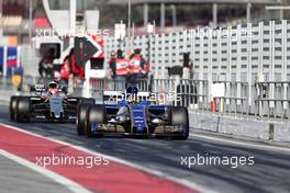 Pascal Wehrlein (GER) Sauber F1 Team  09.03.2017. Formula One Testing, Day Three, Barcelona, Spain. Thursday.
