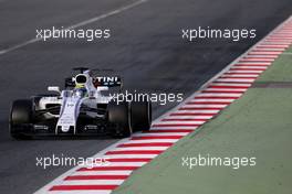 Felipe Massa (BRA) Williams F1 Team  07.03.2017. Formula One Testing, Day One, Barcelona, Spain. Tuesday.