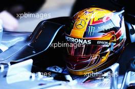Lewis Hamilton (GBR) Mercedes AMG F1 W08. 07.03.2017. Formula One Testing, Day One, Barcelona, Spain. Tuesday.