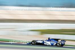 Pascal Wehrlein (GER) Sauber C36. 07.03.2017. Formula One Testing, Day One, Barcelona, Spain. Tuesday.