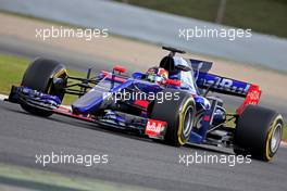 Daniil Kvyat (RUS) Scuderia Toro Rosso  07.03.2017. Formula One Testing, Day One, Barcelona, Spain. Tuesday.