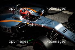 Esteban Ocon (FRA) Sahara Force India F1 VJM10. 07.03.2017. Formula One Testing, Day One, Barcelona, Spain. Tuesday.