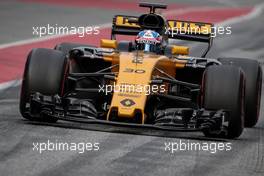 Jolyon Palmer (GBR) Renault Sport F1 Team RS17. 08.03.2017. Formula One Testing, Day Two, Barcelona, Spain. Wednesday.