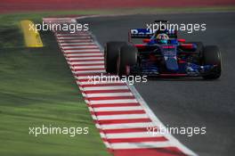 Carlos Sainz Jr (ESP) Scuderia Toro Rosso STR12. 08.03.2017. Formula One Testing, Day Two, Barcelona, Spain. Wednesday.