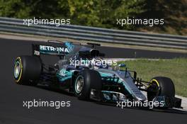Valtteri Bottas (FIN) Mercedes AMG F1 W08. 01.08.2017. Formula 1 Testing, Budapest, Hungary.