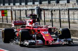 Charles Leclerc (MON) Ferrari SF70H Test Driver. 01.08.2017. Formula 1 Testing, Budapest, Hungary.
