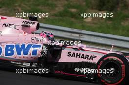 Nikita Mazepin (RUS) Sahara Force India F1 VJM10 Development Driver. 01.08.2017. Formula 1 Testing, Budapest, Hungary.