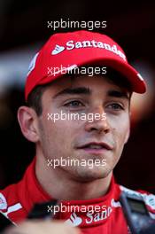 Charles Leclerc (MON) Ferrari Test Driver. 01.08.2017. Formula 1 Testing, Budapest, Hungary.