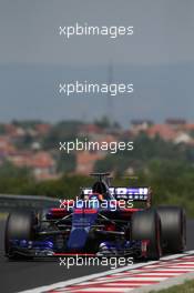 Carlos Sainz Jr (ESP) Scuderia Toro Rosso STR12. 02.08.2017. Formula 1 Testing, Budapest, Hungary.