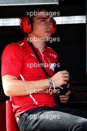 Charles Leclerc (MON) Ferrari Test Driver. 02.08.2017. Formula 1 Testing, Budapest, Hungary.