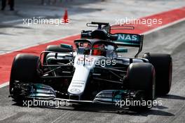 George Russell (GBR) Mercedes AMG F1 W08 Test Driver. 02.08.2017. Formula 1 Testing, Budapest, Hungary.