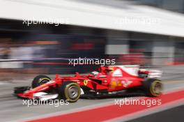Kimi Raikkonen (FIN) Ferrari SF70H. 02.08.2017. Formula 1 Testing, Budapest, Hungary.