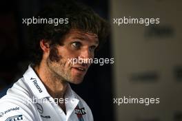 Guy Martin (GBR) Motorcycle Racer and TV Personality with the Williams team. 25.08.2017. Formula 1 World Championship, Rd 12, Belgian Grand Prix, Spa Francorchamps, Belgium, Practice Day.