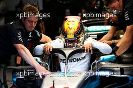 Lewis Hamilton (GBR) Mercedes AMG F1 W08. 25.08.2017. Formula 1 World Championship, Rd 12, Belgian Grand Prix, Spa Francorchamps, Belgium, Practice Day.