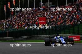 Marcus Ericsson (SWE) Sauber C36. 25.08.2017. Formula 1 World Championship, Rd 12, Belgian Grand Prix, Spa Francorchamps, Belgium, Practice Day.