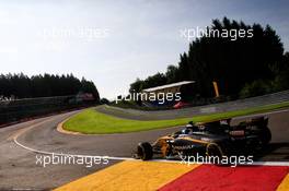Jolyon Palmer (GBR) Renault Sport F1 Team RS17. 25.08.2017. Formula 1 World Championship, Rd 12, Belgian Grand Prix, Spa Francorchamps, Belgium, Practice Day.