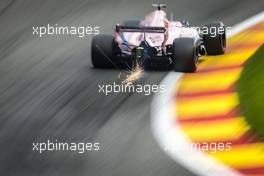 Sergio Perez (MEX) Sahara Force India F1 VJM10. 25.08.2017. Formula 1 World Championship, Rd 12, Belgian Grand Prix, Spa Francorchamps, Belgium, Practice Day.