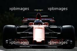 Stoffel Vandoorne (BEL) McLaren MCL32. 25.08.2017. Formula 1 World Championship, Rd 12, Belgian Grand Prix, Spa Francorchamps, Belgium, Practice Day.