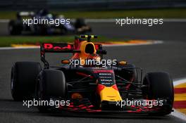 Max Verstappen (NLD) Red Bull Racing RB13. 25.08.2017. Formula 1 World Championship, Rd 12, Belgian Grand Prix, Spa Francorchamps, Belgium, Practice Day.