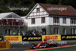 Sebastian Vettel (GER) Ferrari SF70H. 25.08.2017. Formula 1 World Championship, Rd 12, Belgian Grand Prix, Spa Francorchamps, Belgium, Practice Day.