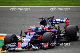 Daniil Kvyat (RUS) Scuderia Toro Rosso STR12. 25.08.2017. Formula 1 World Championship, Rd 12, Belgian Grand Prix, Spa Francorchamps, Belgium, Practice Day.