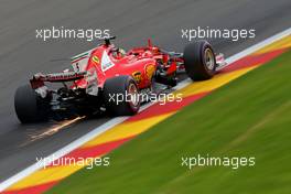 Sebastian Vettel (GER) Scuderia Ferrari  25.08.2017. Formula 1 World Championship, Rd 12, Belgian Grand Prix, Spa Francorchamps, Belgium, Practice Day.